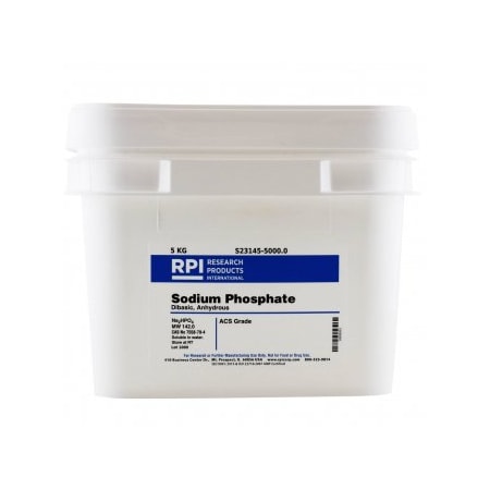 Rpi Sodium Phosphate Dibasic, Anhydrous, ACS, 5 KG S23145-5000.0